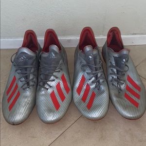 Two Pairs of Adidas X Cleats